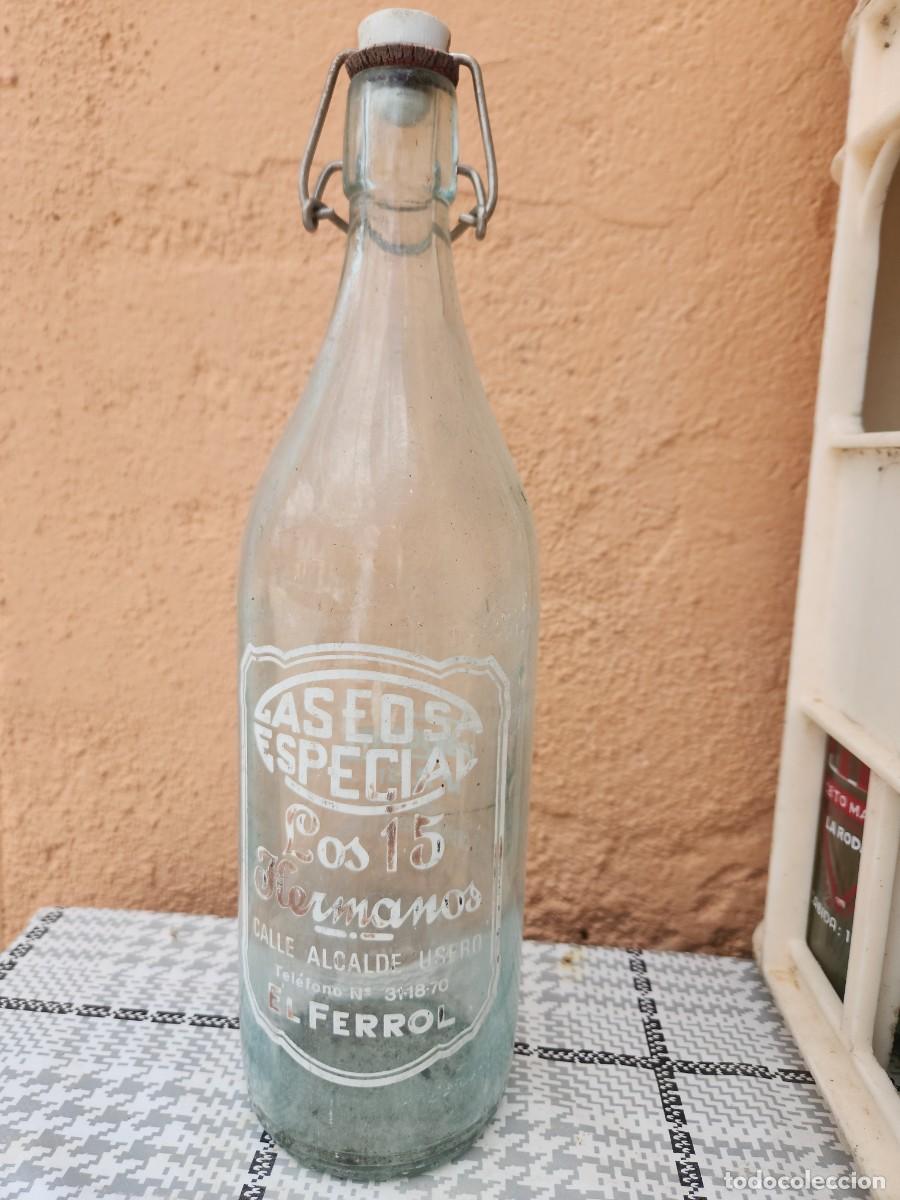 Botellas antiguas: Botella de gaseosa - Foto 1
