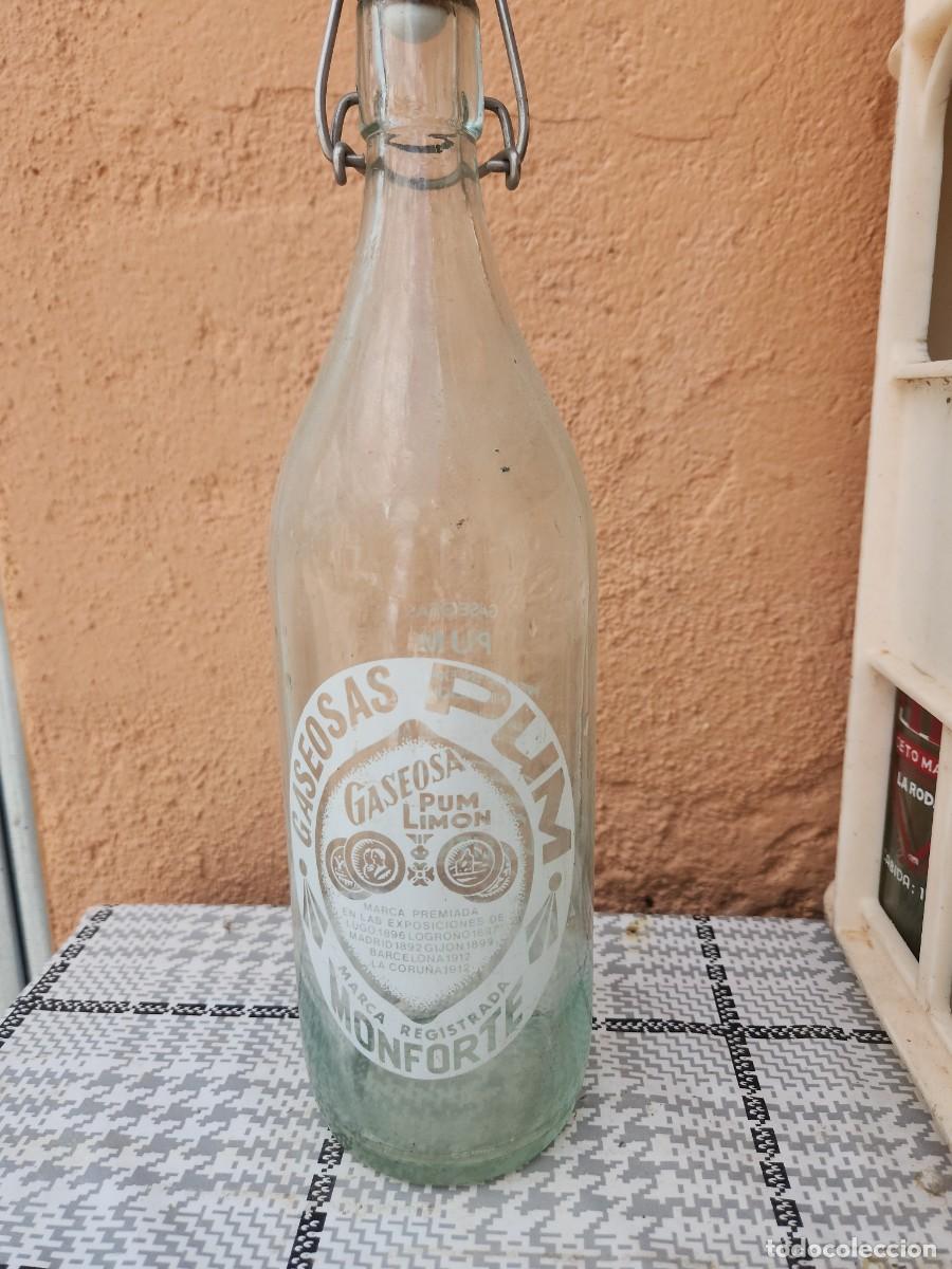 Botellas antiguas: Botella de gaseosa - Foto 1