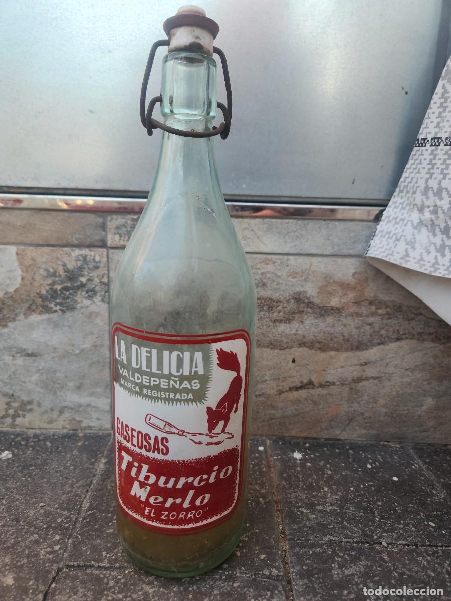 Botellas antiguas: Botella de gaseosa - Foto 1