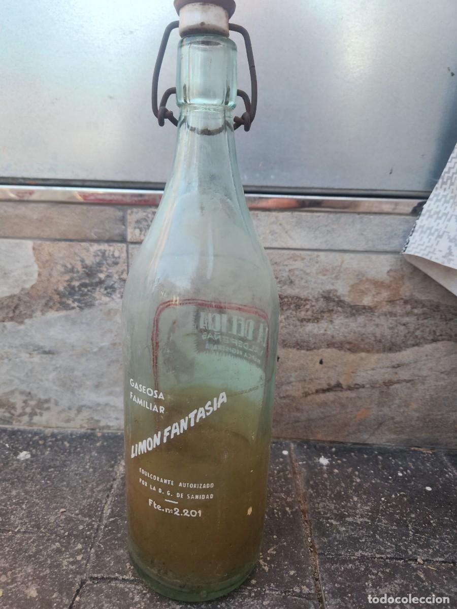 Botellas antiguas: Botella de gaseosa - Foto 2