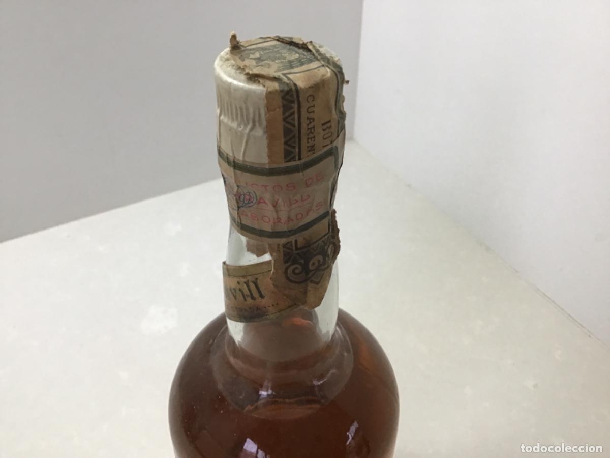 Botellas antiguas: Antigua botella de crema de vainilla - Foto 4