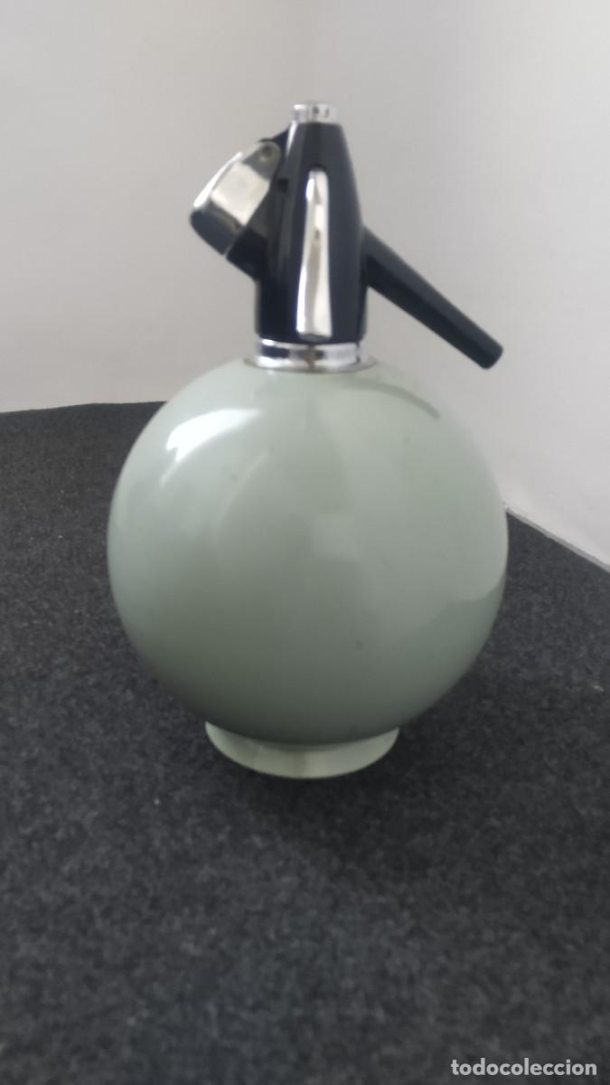 Botellas antiguas: Sif&oacute;n sparklets antiguo - Foto 4