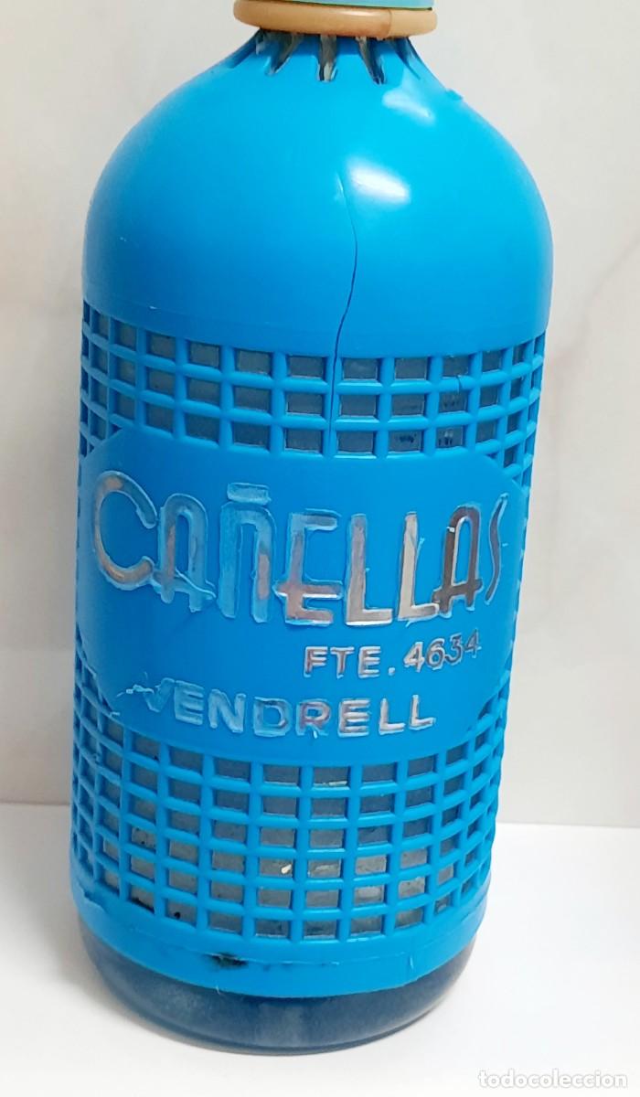 Botellas antiguas: Sifon Ca&ntilde;ellas El Vendrell - Foto 1