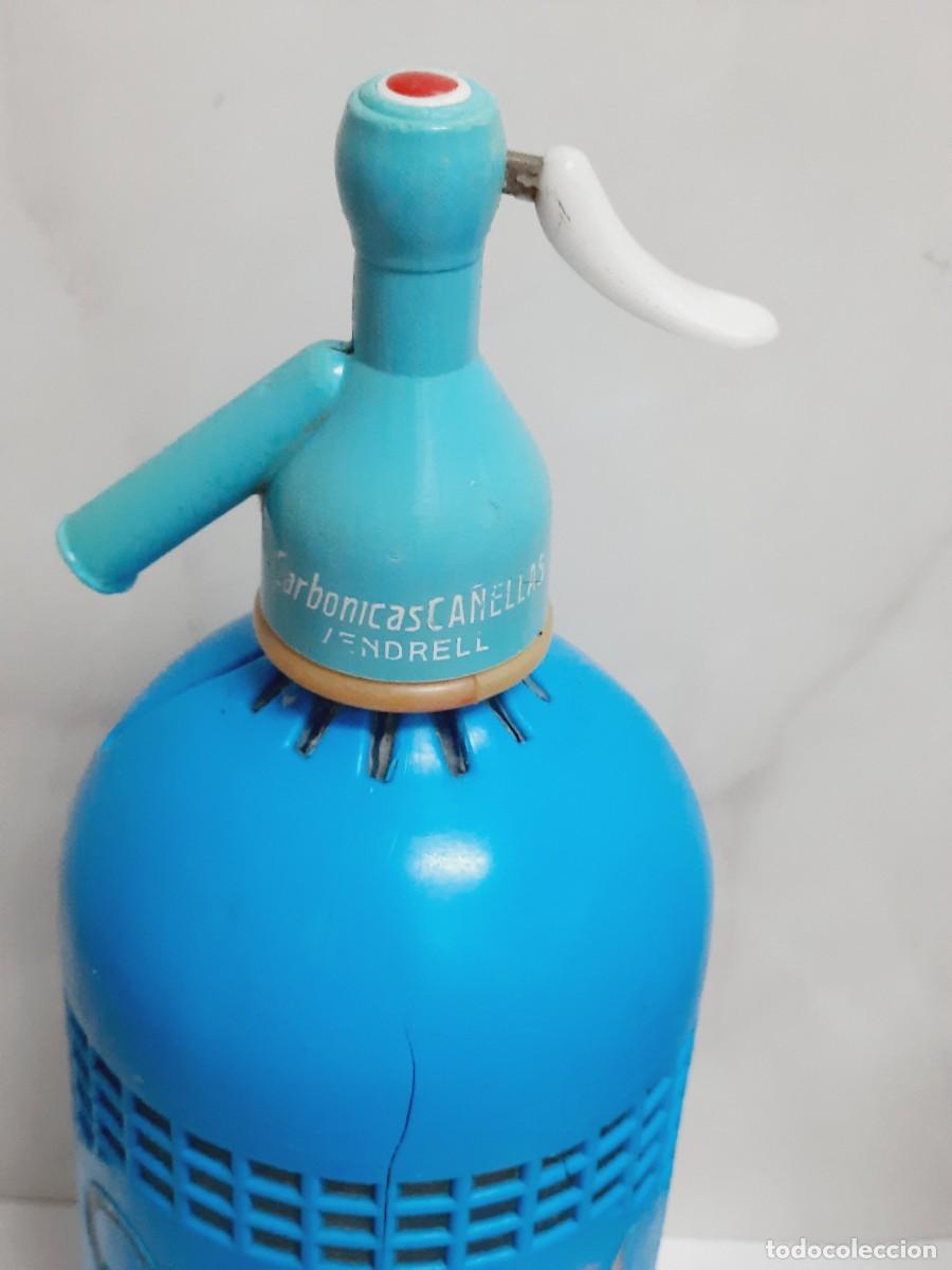 Botellas antiguas: Sifon Ca&ntilde;ellas El Vendrell - Foto 5