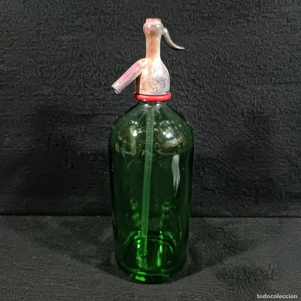 Botellas antiguas: ANTIGUO SIFON PLOMO - BOTELLA ORIGINAL / CAA - 12 - Foto 1