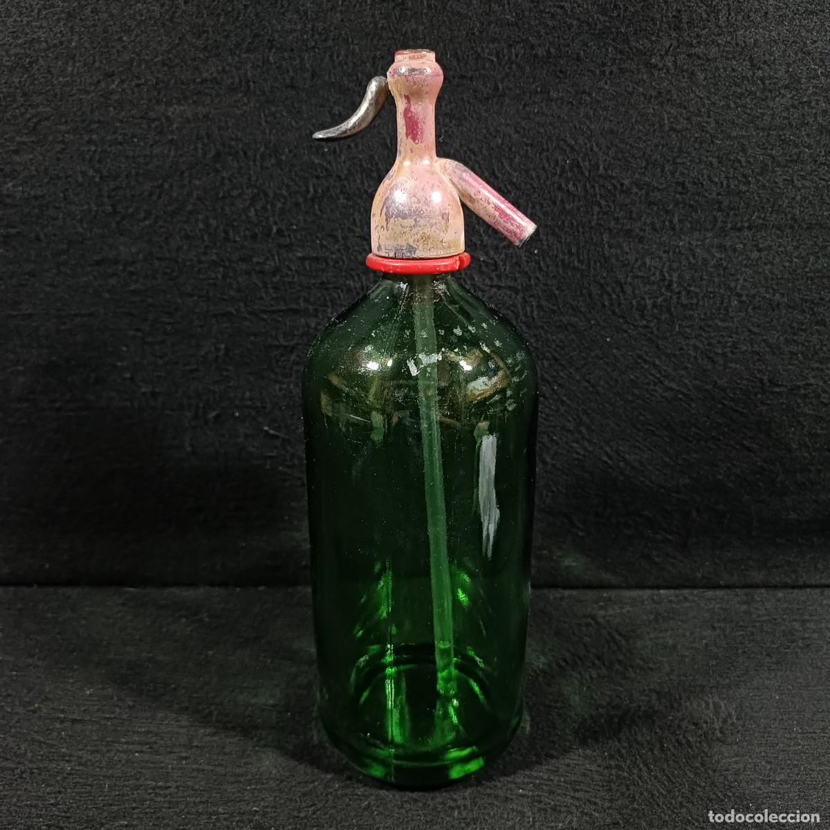 Botellas antiguas: ANTIGUO SIFON PLOMO - BOTELLA ORIGINAL / CAA - 12 - Foto 4
