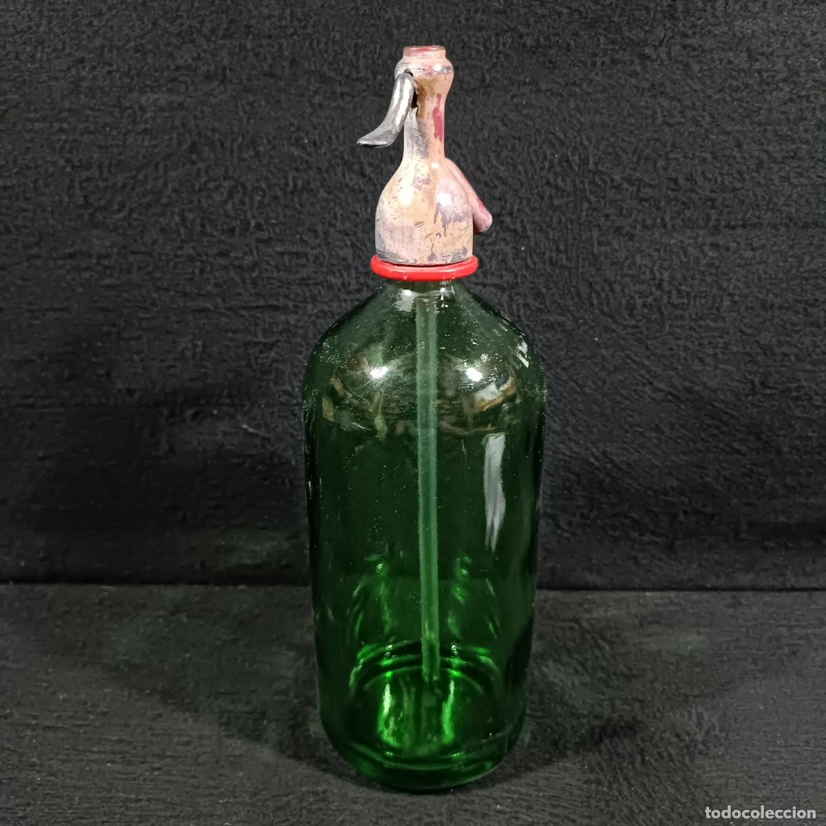 Botellas antiguas: ANTIGUO SIFON PLOMO - BOTELLA ORIGINAL / CAA - 12 - Foto 5