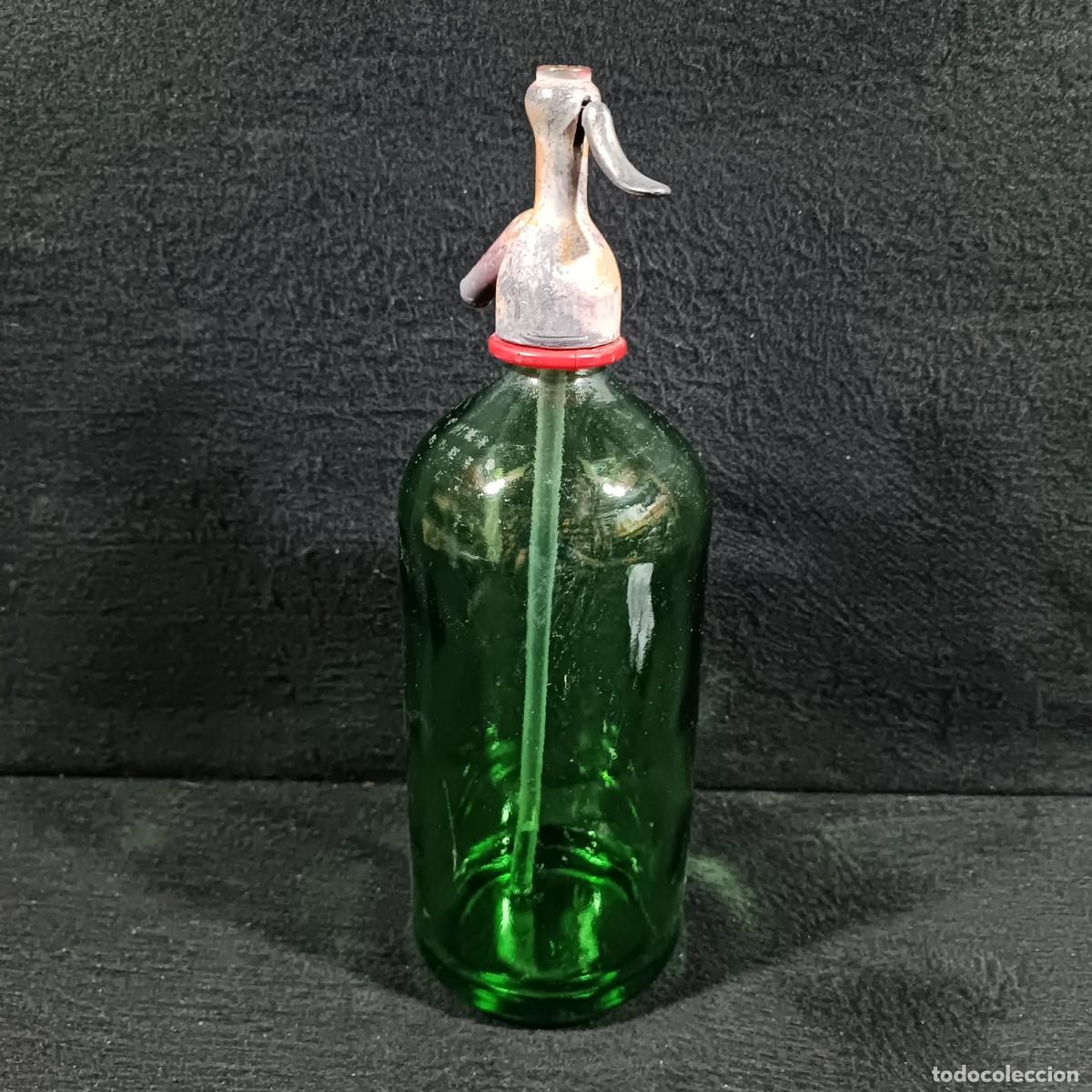 Botellas antiguas: ANTIGUO SIFON PLOMO - BOTELLA ORIGINAL / CAA - 12 - Foto 6