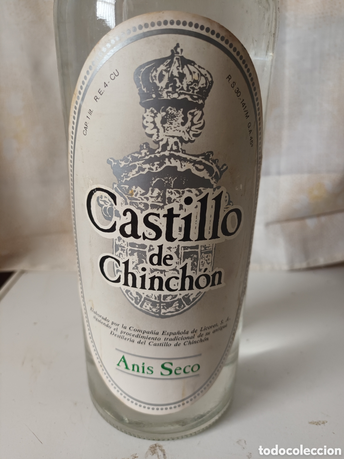 Botellas antiguas: Castillo de chich&oacute;n An&iacute;s seco - Foto 2