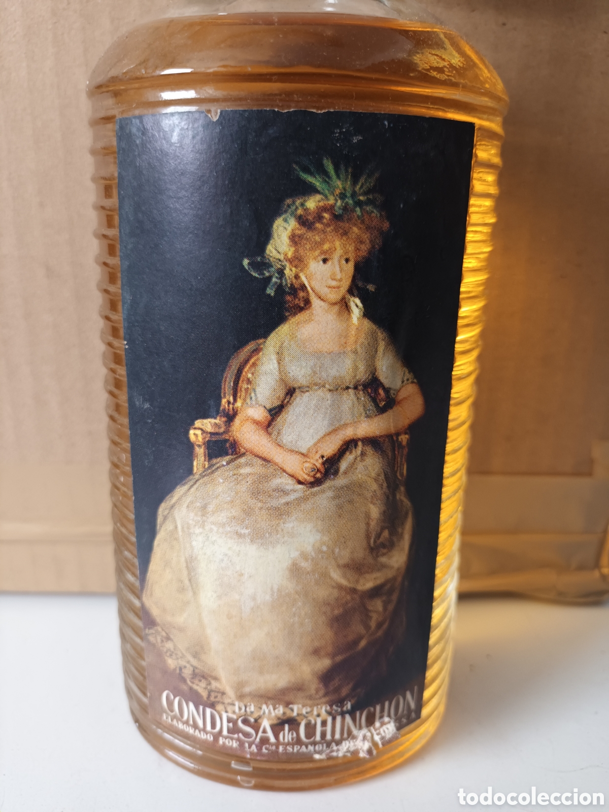 Botellas antiguas: Condesa de chichon anisete - Foto 1