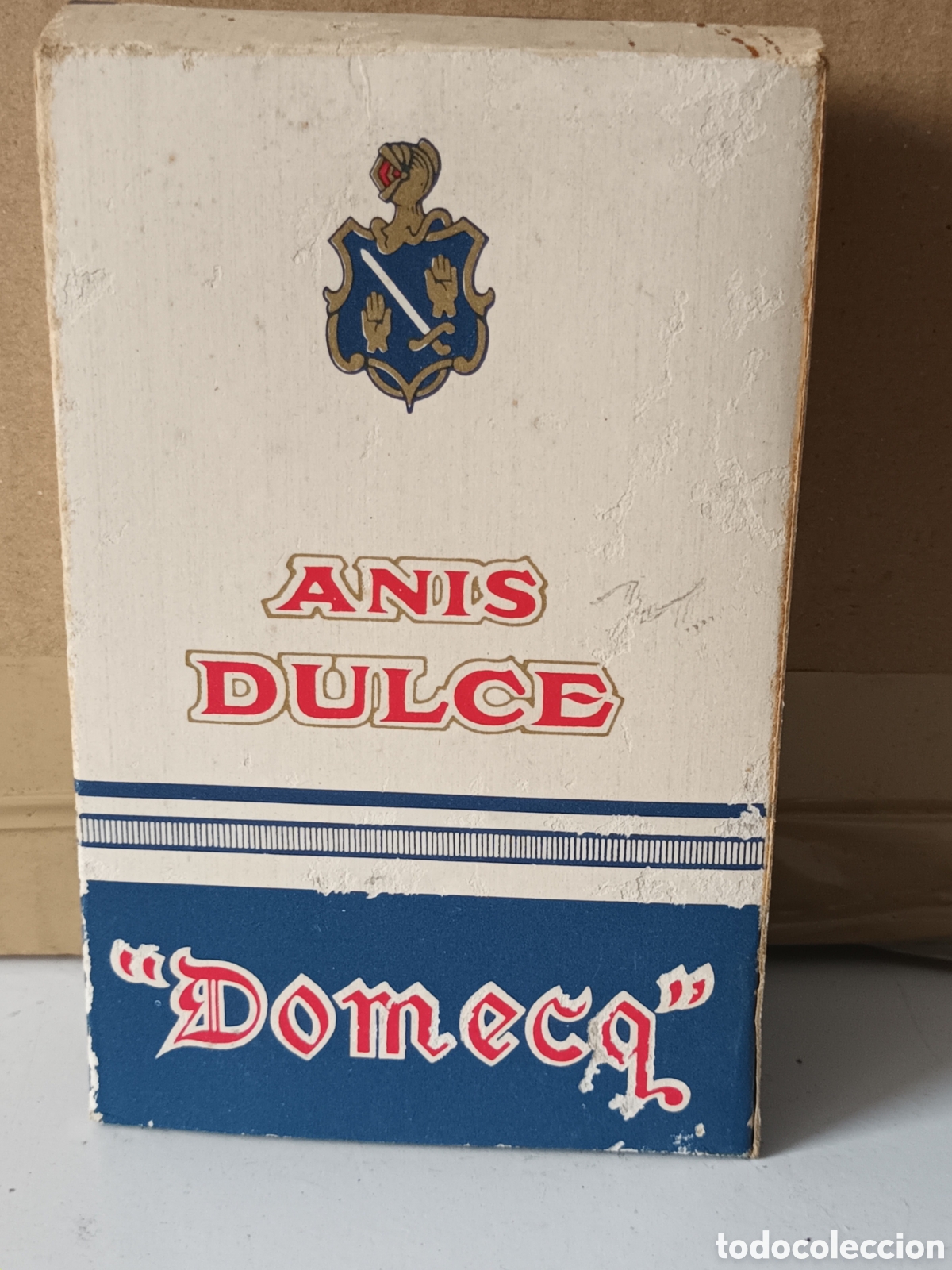 Botellas antiguas: Peque&ntilde;a botella An&iacute;s dulce Domecg - Foto 4