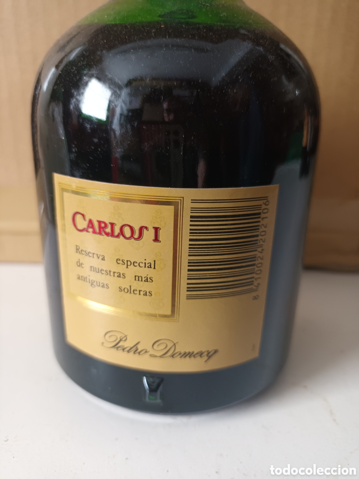 Botellas antiguas: Carlos I brandy pedro domecq - Foto 2