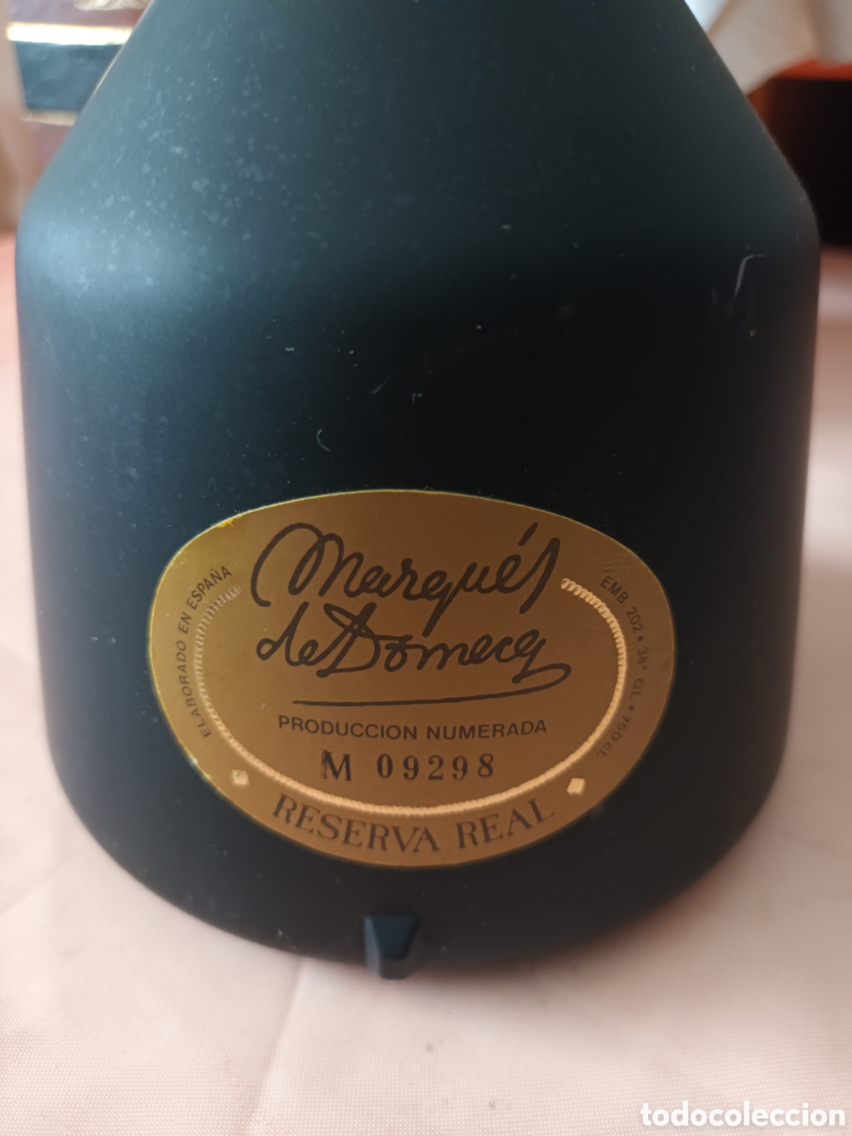 Botellas antiguas: Marques de Domecg Brandy reserva Real - Foto 2