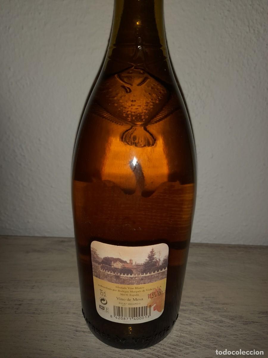 Botellas antiguas: Botella de vino, Marqu&eacute;s de Vizhoja 2002 - Foto 4
