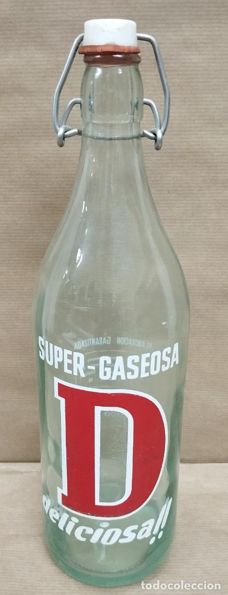 Botellas antiguas: BOTELLA SUPER-GASEOSA D - Foto 2
