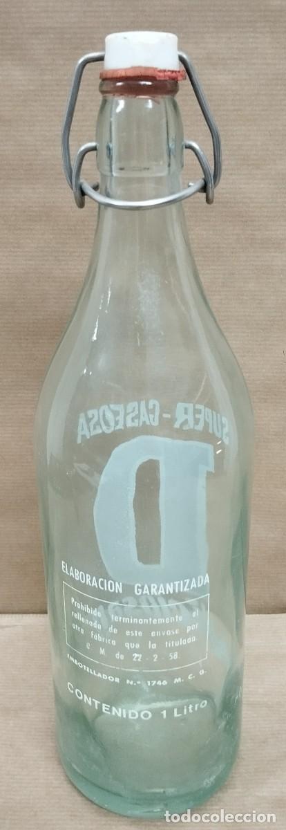 Botellas antiguas: BOTELLA SUPER-GASEOSA D - Foto 4