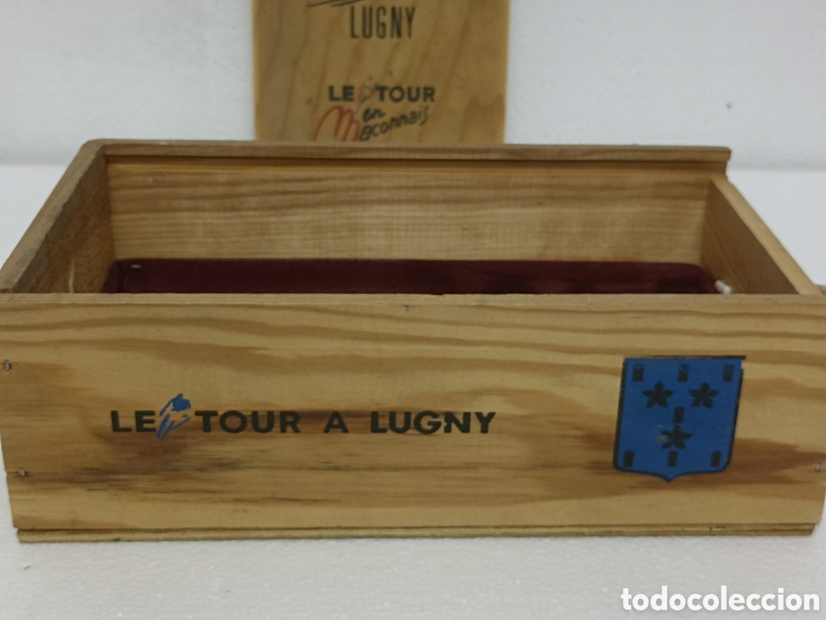 Botellas antiguas: Estuche de madera 2 botellas vino franc&eacute;s - Foto 11