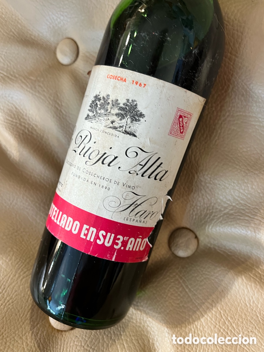 Botellas antiguas: La rioja Alta de 1967 - Foto 2