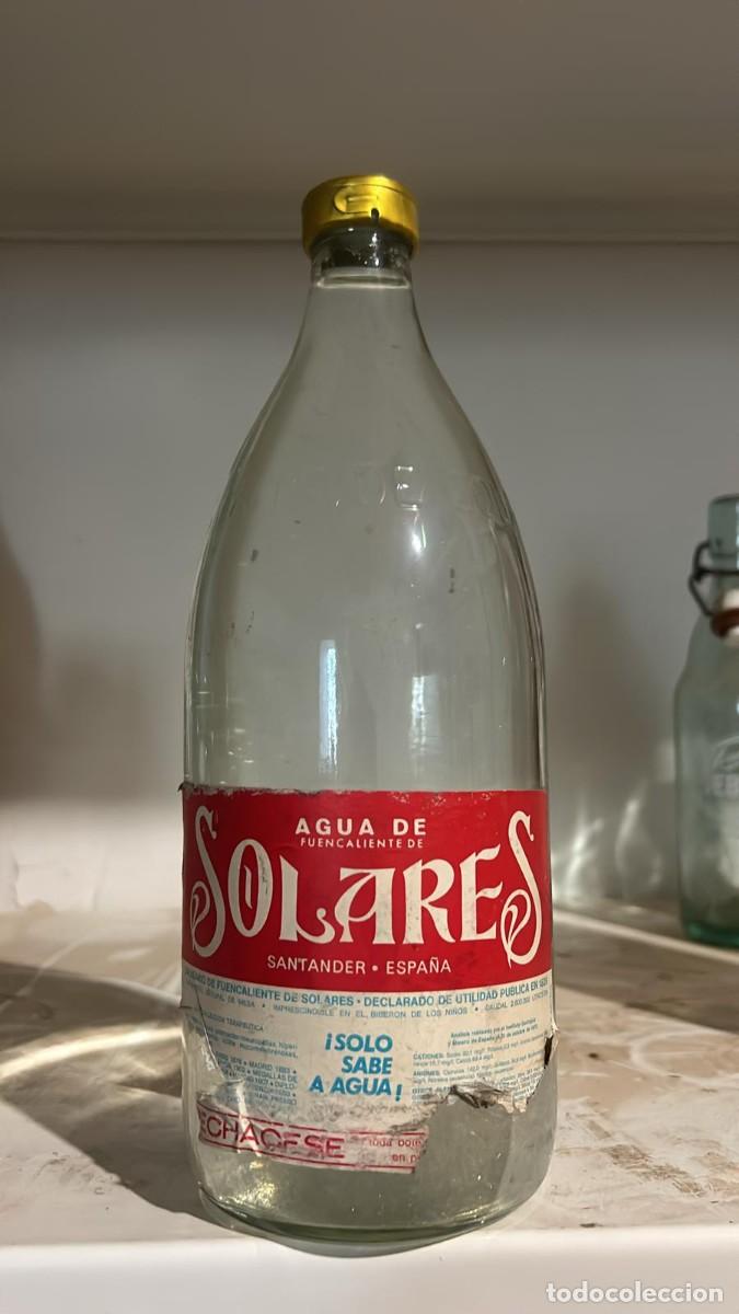 Botellas antiguas: BOTELLA DE AGUA SOLARES DE 1 LITRO - Foto 2