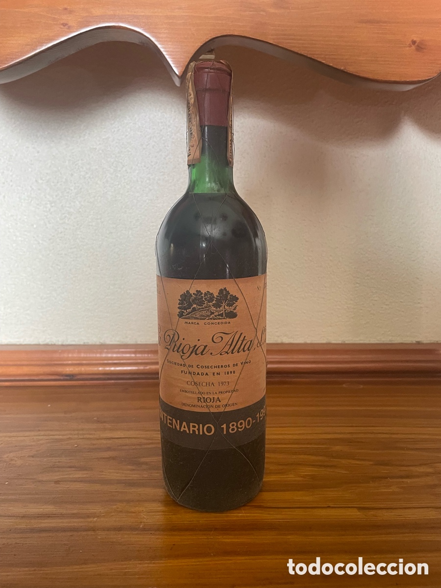 Botellas antiguas: La Rioja Alta centenario cosecha 1973 - Foto 1