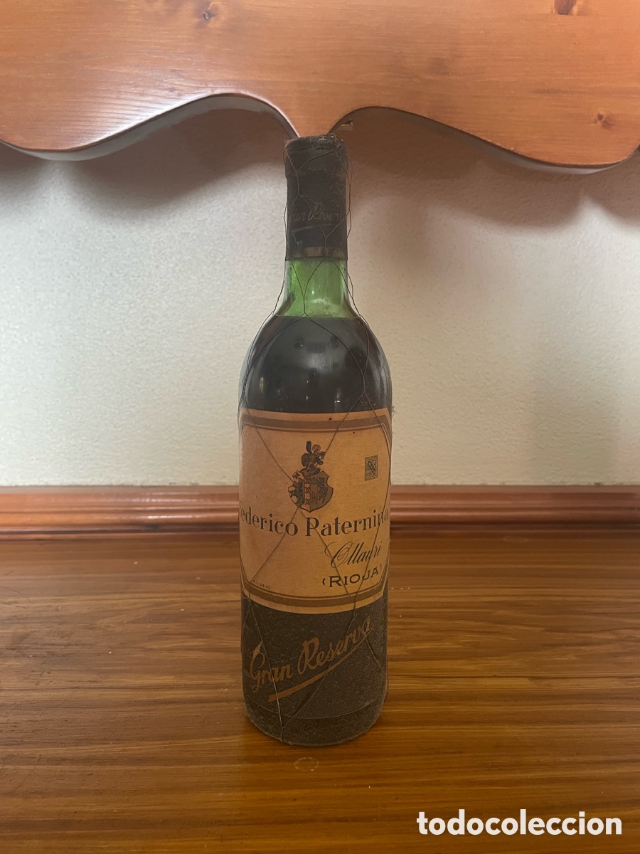 Botellas antiguas: Federico Paternina Ollauri gran reserva - Foto 1
