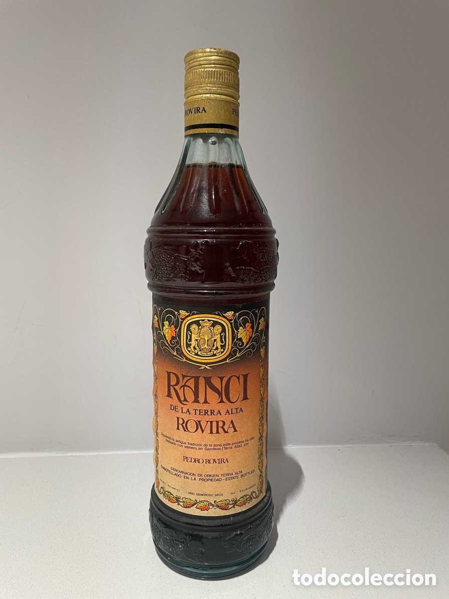 Antique bottles: Ranci de la terra alta Rovira