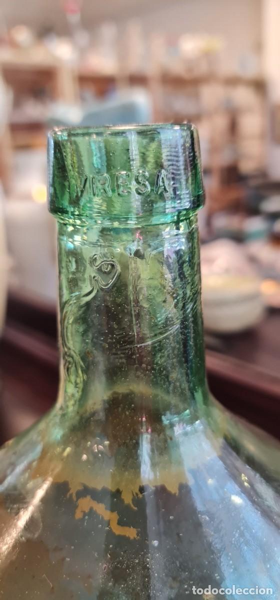 Botellas antiguas: Damajuana Viresa de 4 litros - Foto 2