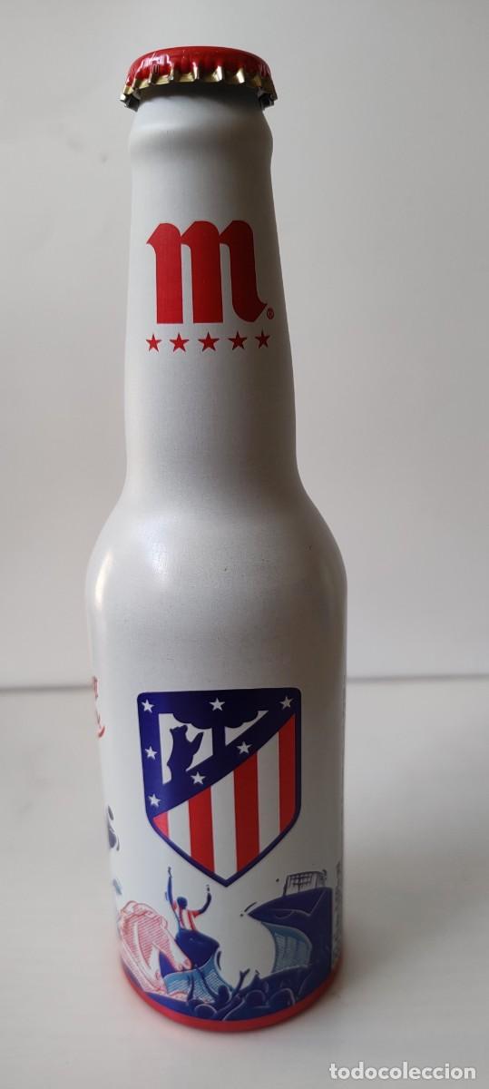 Botellas antiguas: Botella Mahou Atl&eacute;tico de Madrid - Foto 1