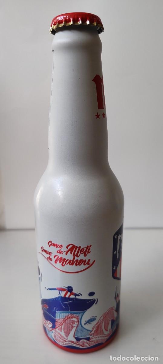 Botellas antiguas: Botella Mahou Atl&eacute;tico de Madrid - Foto 2