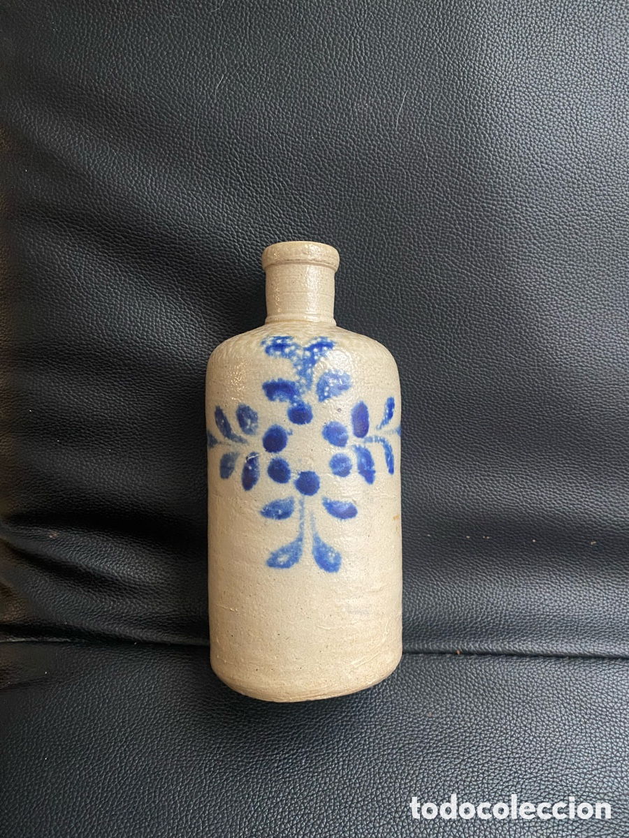 Botellas antiguas: Botella gres e azul e gres - Foto 2