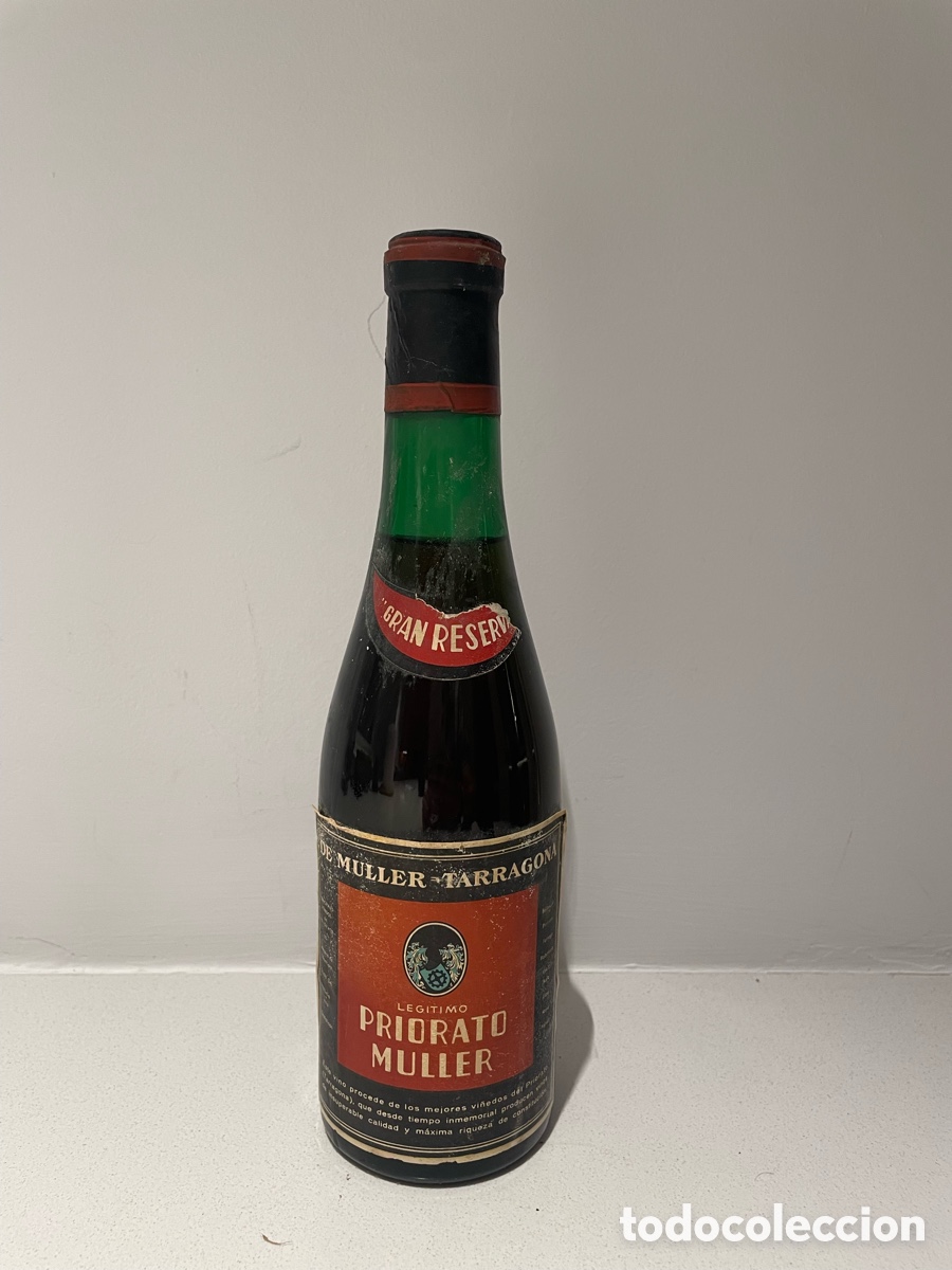 Bouteilles anciennes: De M&uuml;ller Priorato leg&iacute;timo botella peque&ntilde;a