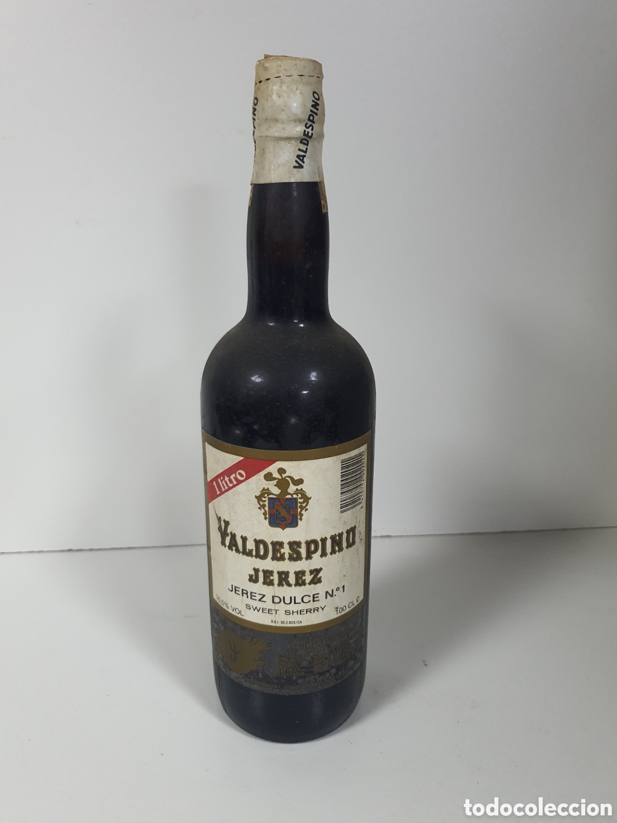 Botellas antiguas: Jerez dulce valdespino - Foto 1