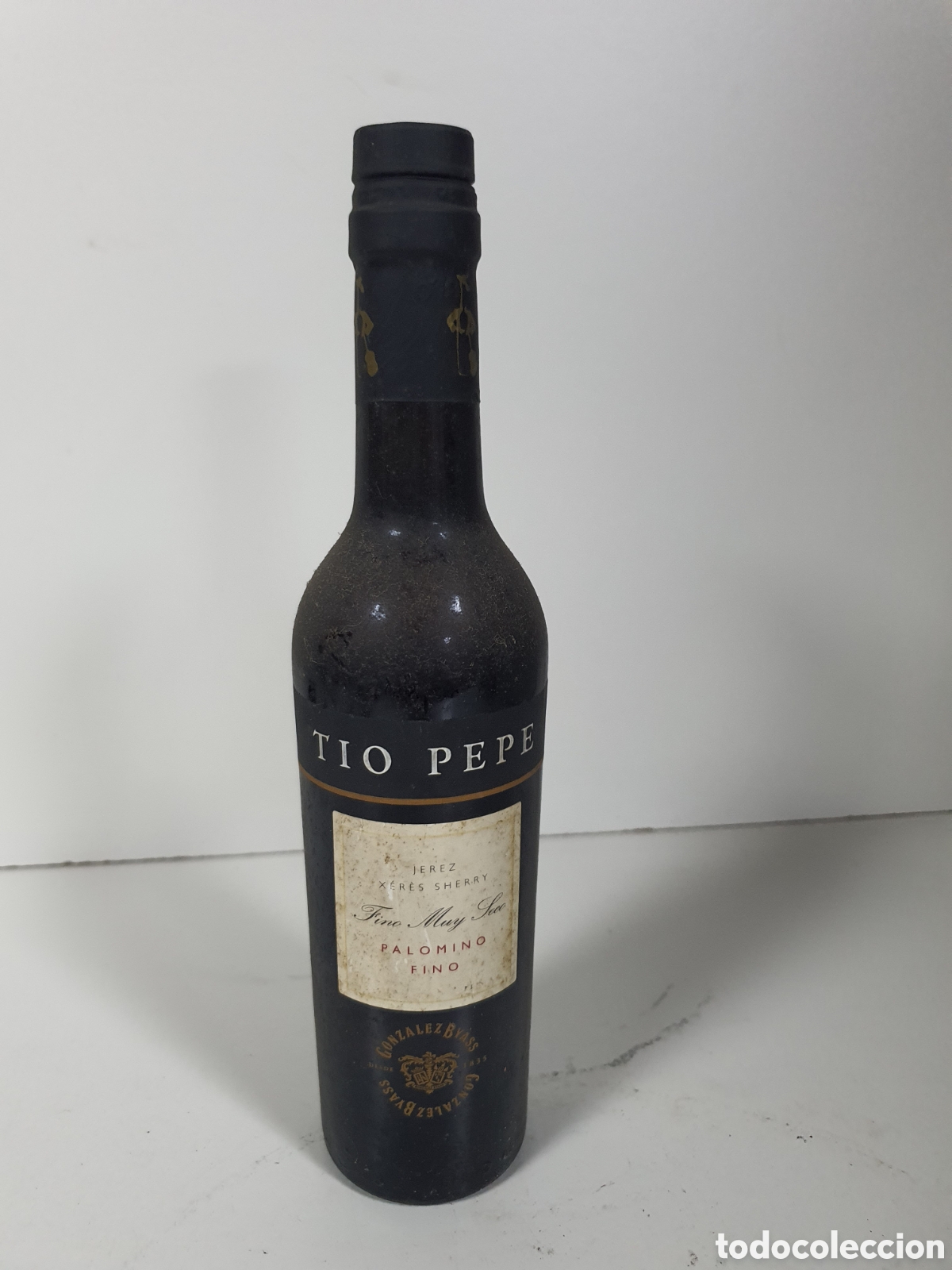 Botellas antiguas: Botella antigua tio pepe - Foto 1