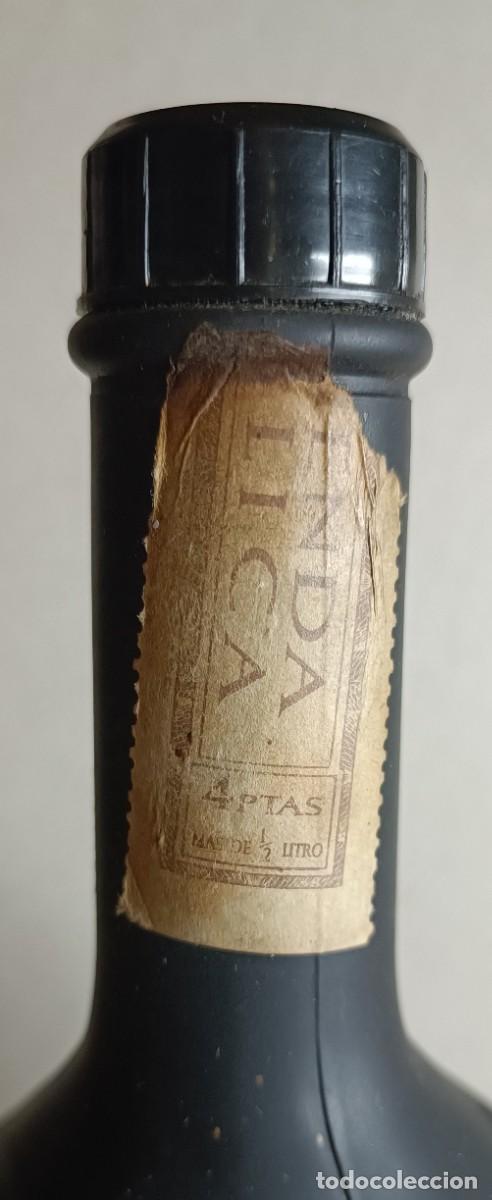 Botellas antiguas: BOTELLA BODEGAS ALGEZARES BARCELO. - Foto 6