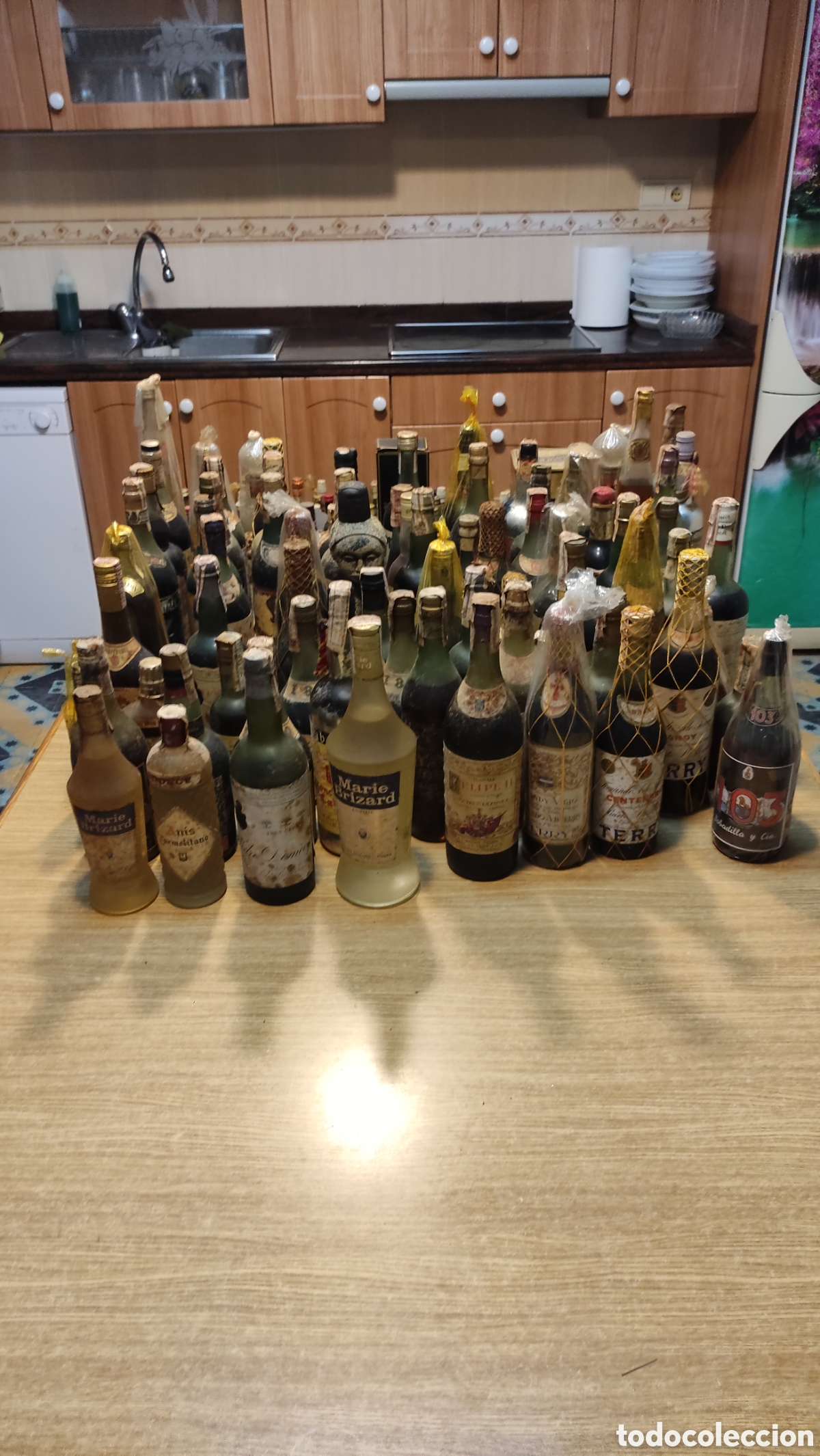 Botellas antiguas: Botellas licor antiguas - Foto 3