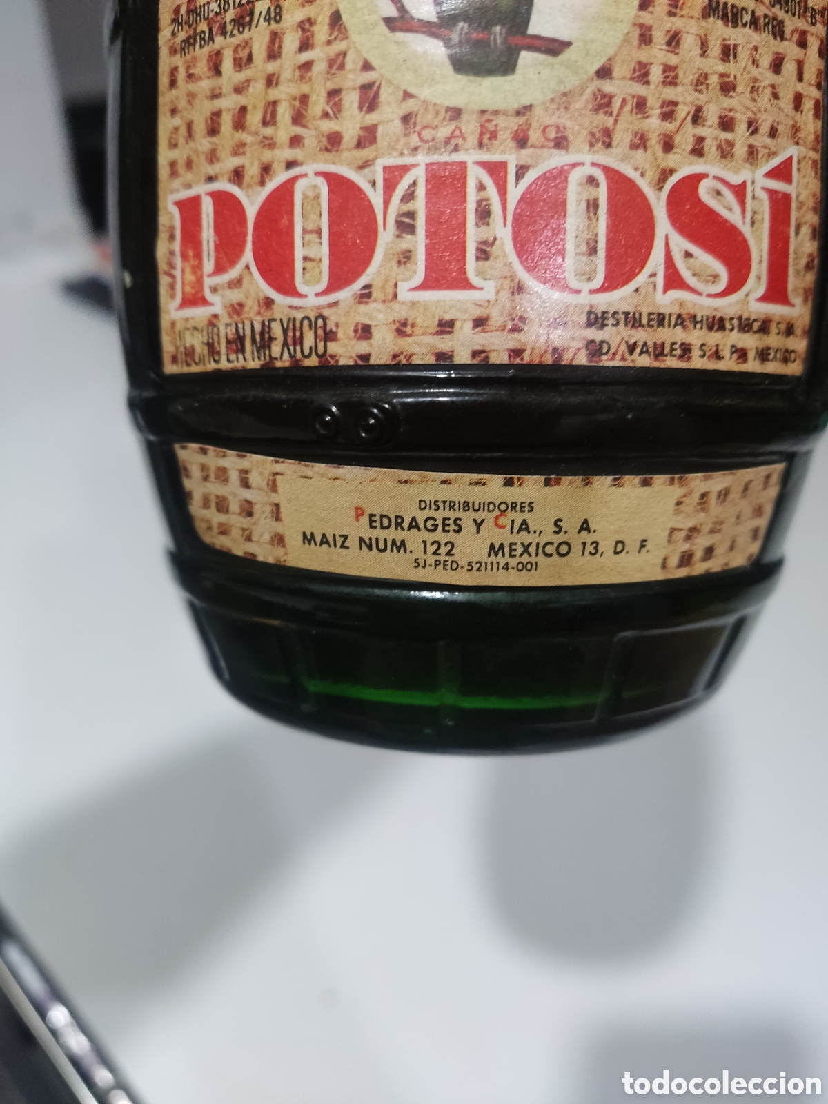 Bottiglie antiche: Ron Huasteco Potos&iacute; botella coleccionismo 750 cl