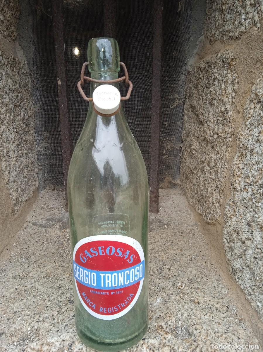 Botellas antiguas: BOTELLA SERGIO TRONCOSO OURENSE - Foto 1