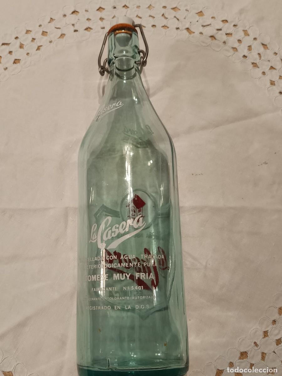 Botellas antiguas: Botella antigua de La Casera - Foto 3