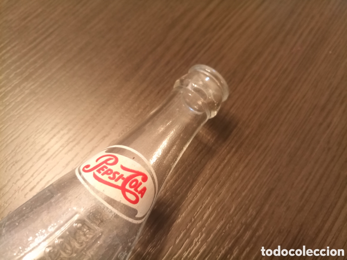 Botellas antiguas: Antiguo Botellin PEPSI COLA - Foto 3