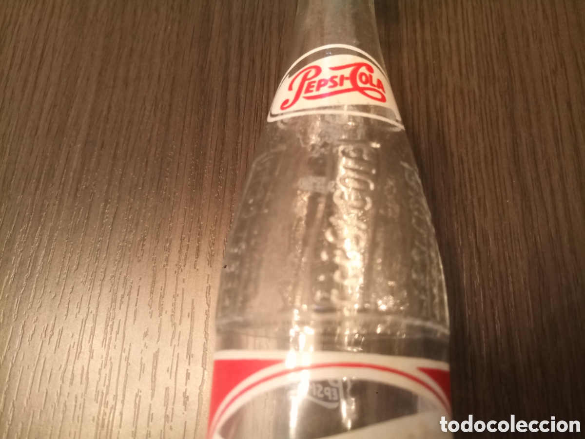 Botellas antiguas: Antiguo Botellin PEPSI COLA - Foto 4