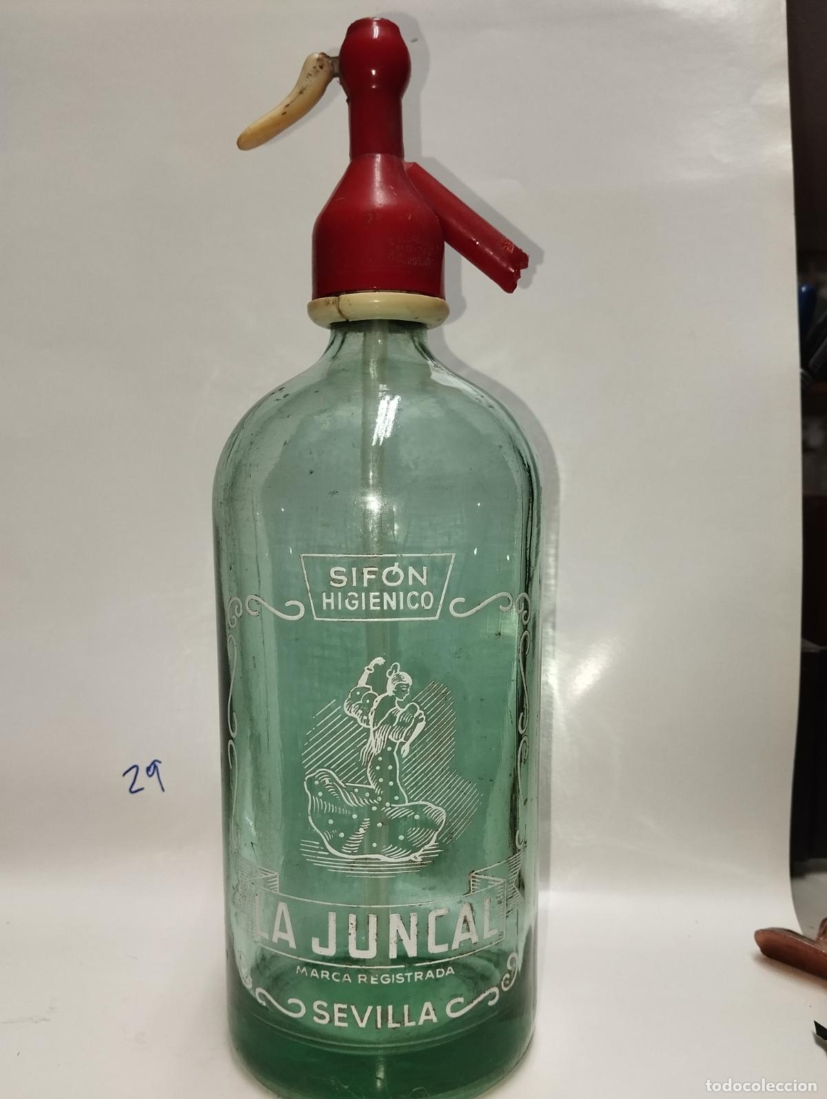 Botellas antiguas: SIFON LA JUNCAL DE SEVILLA - Foto 1
