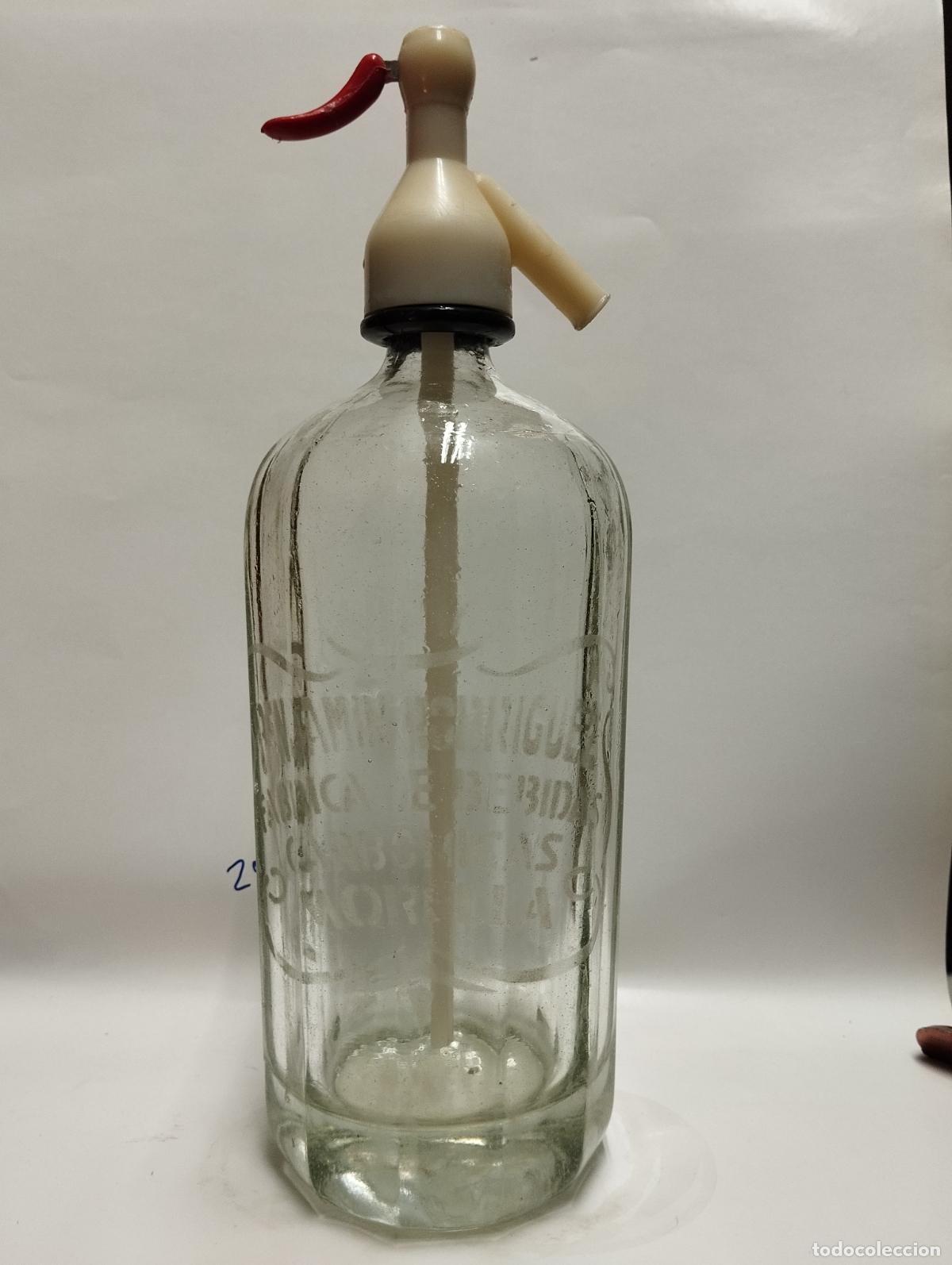 Botellas antiguas: SIFON BENJAMIN RODR&Iacute;GUEZ MORELLA - Foto 1