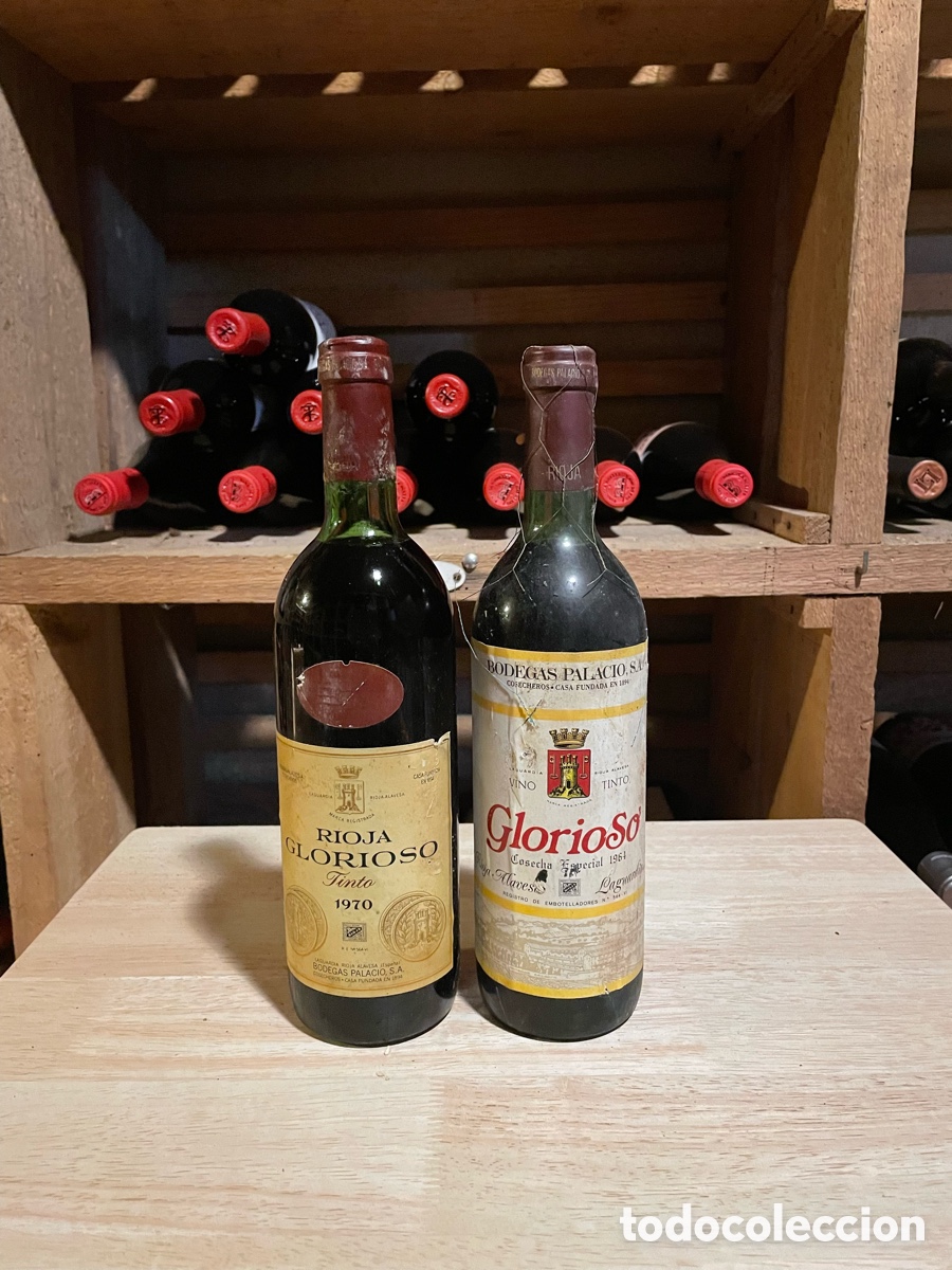 Alte Flaschen: Glorioso Tinto 1970 y Glorioso Cosecha Especial 1964
