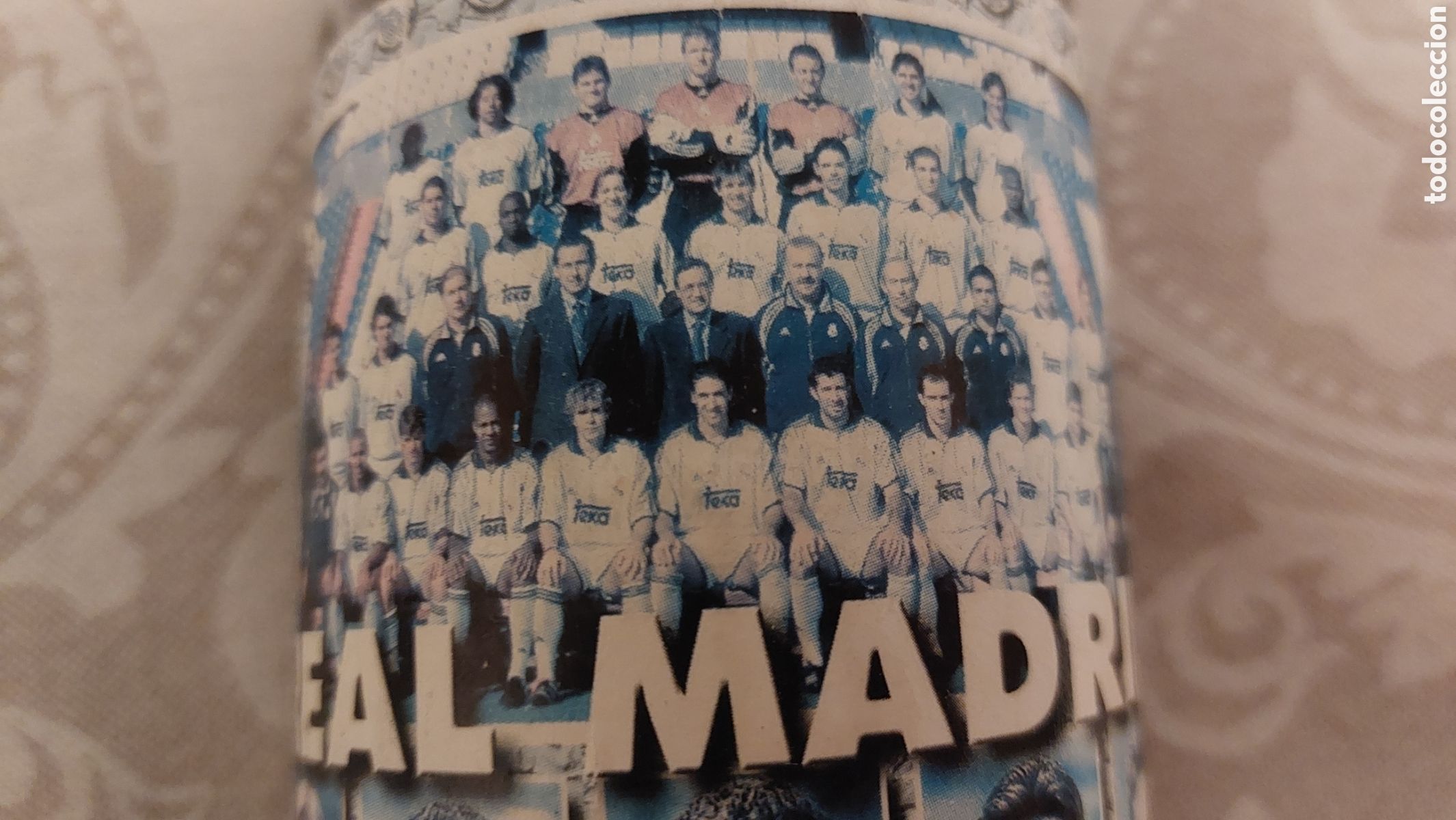 Botellas antiguas: Botella de vino Real Madrid - Foto 4