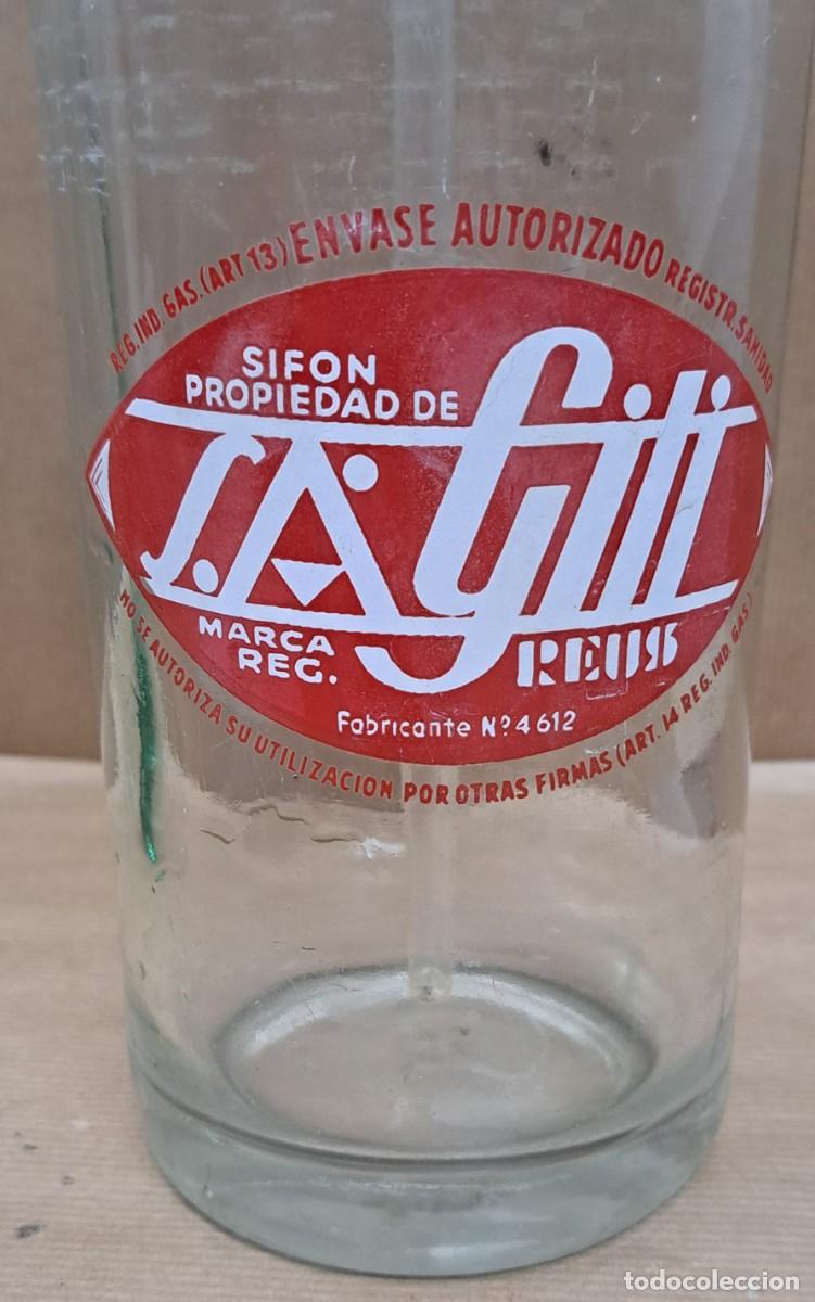 Botellas antiguas: Sif&oacute;n S. A. Gili, Reus - Foto 2
