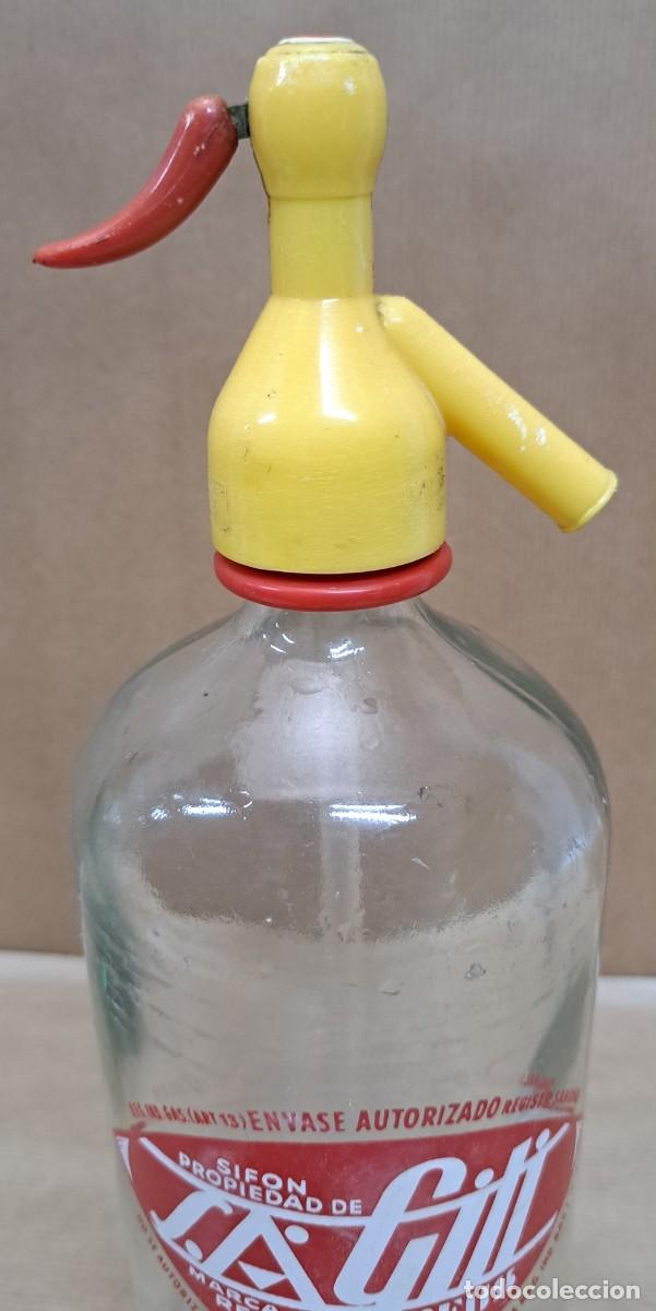 Botellas antiguas: Sif&oacute;n S. A. Gili, Reus - Foto 3