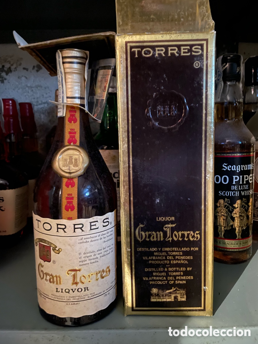 Alte Flaschen: Gran Torres Licor - A&ntilde;os 80 con Caja Original