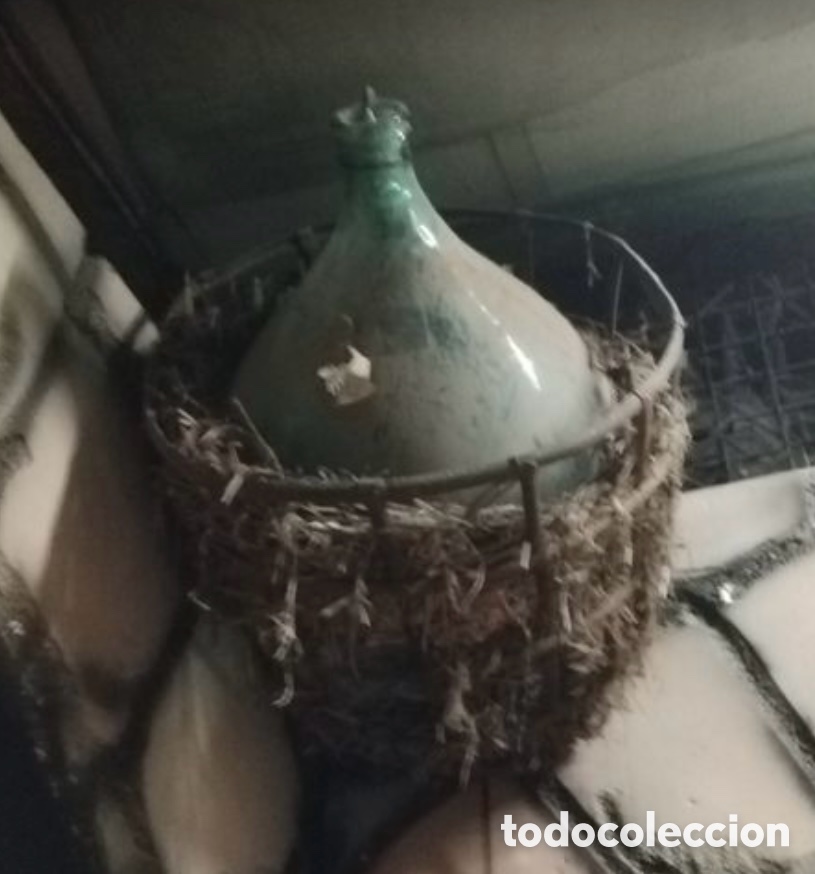 Botellas antiguas: DAMAJUANA CENTENARIA. DE CRISTAL - Foto 1