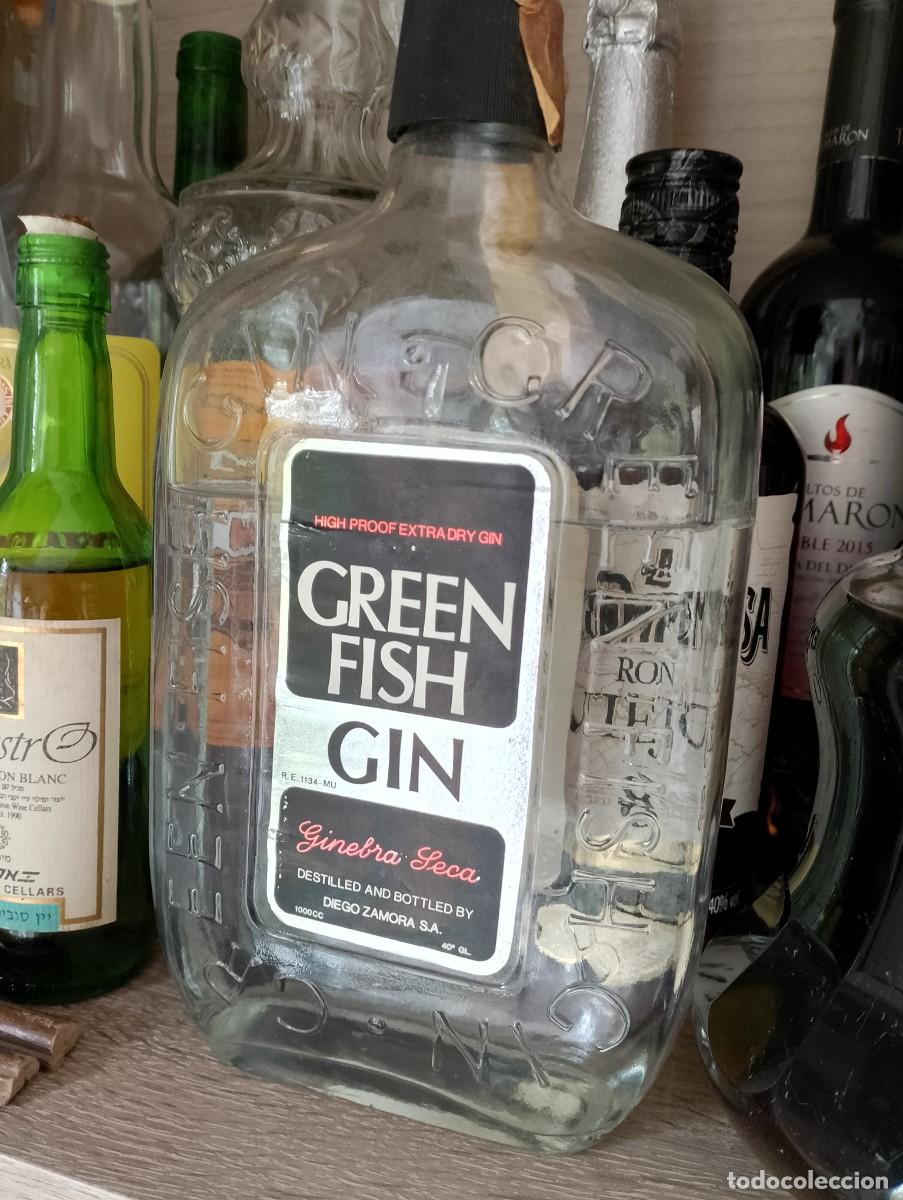 Botellas antiguas: BOTELLA DE GINEBRA CL&Aacute;SICA - Foto 1