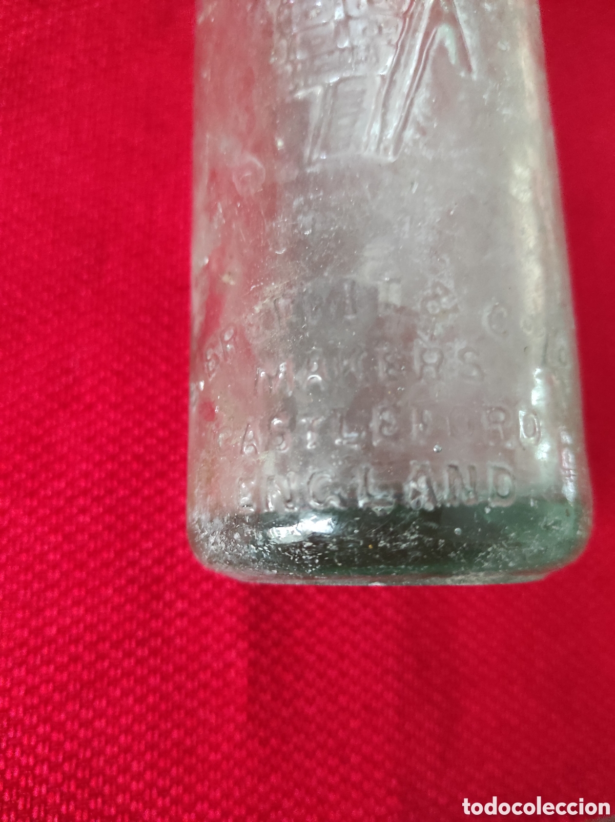 Botellas antiguas: Botella de gaseosa marca SEVILLA 1908 - Foto 4